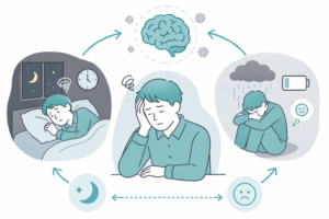 睡眠障害と抑うつ症状の循環
