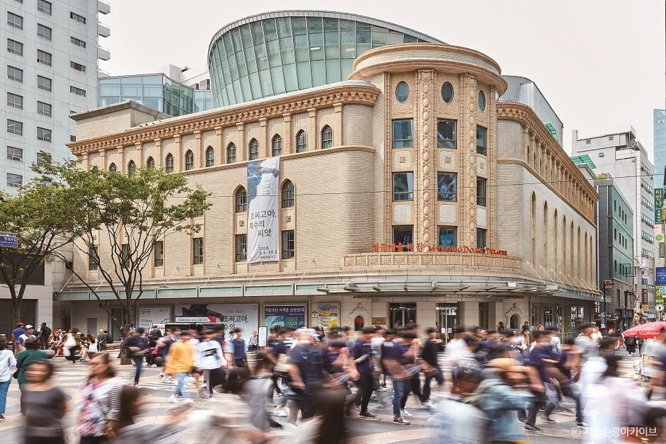 ソウル市明洞風景